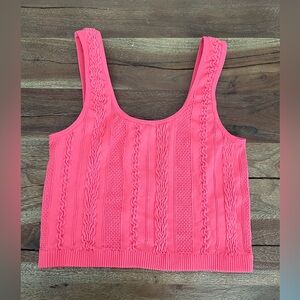 Pink Knit Women's Top